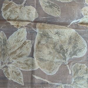 SCALAMANDRE vintage botanical eco-print fabric sample